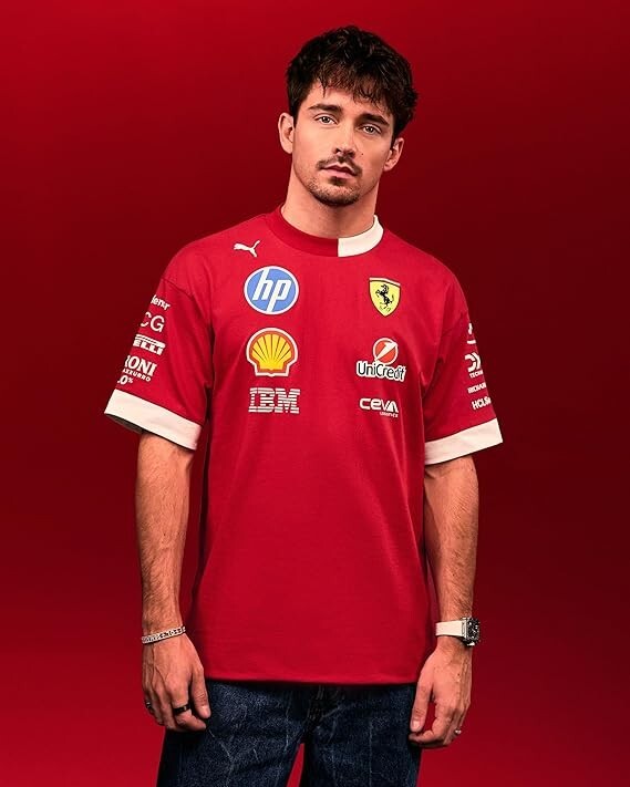 Jersey Maglia Ferrari 2021 Scuderia Ferrari F1 Official Team