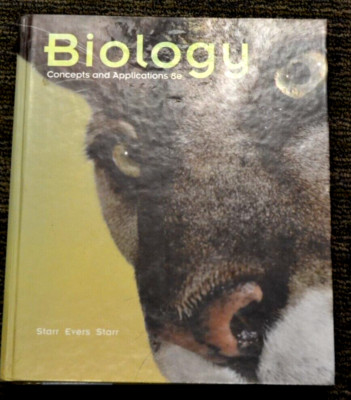 Biology: Concepts and Applications 8E-  by Starr  Evers Starr- HARD Cover 75717