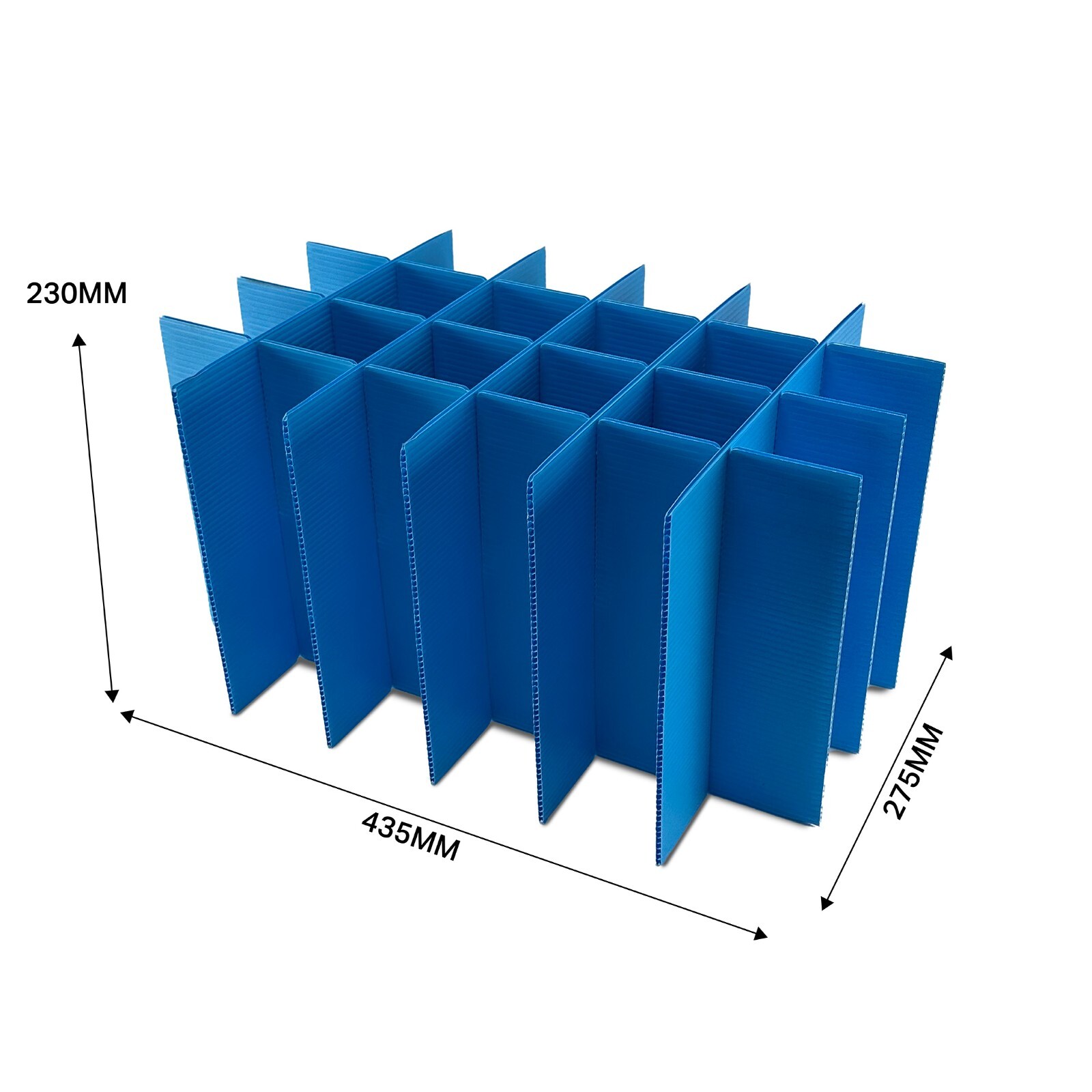 Premium Blue Correx Inserts (24 Cells) for ABC Catering & Caterbox A230 Boxes