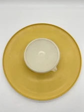 Vintage Tupperware Dip-n-Serve Chip and Dip/Veggie Server Tray Bowl and Lid 492