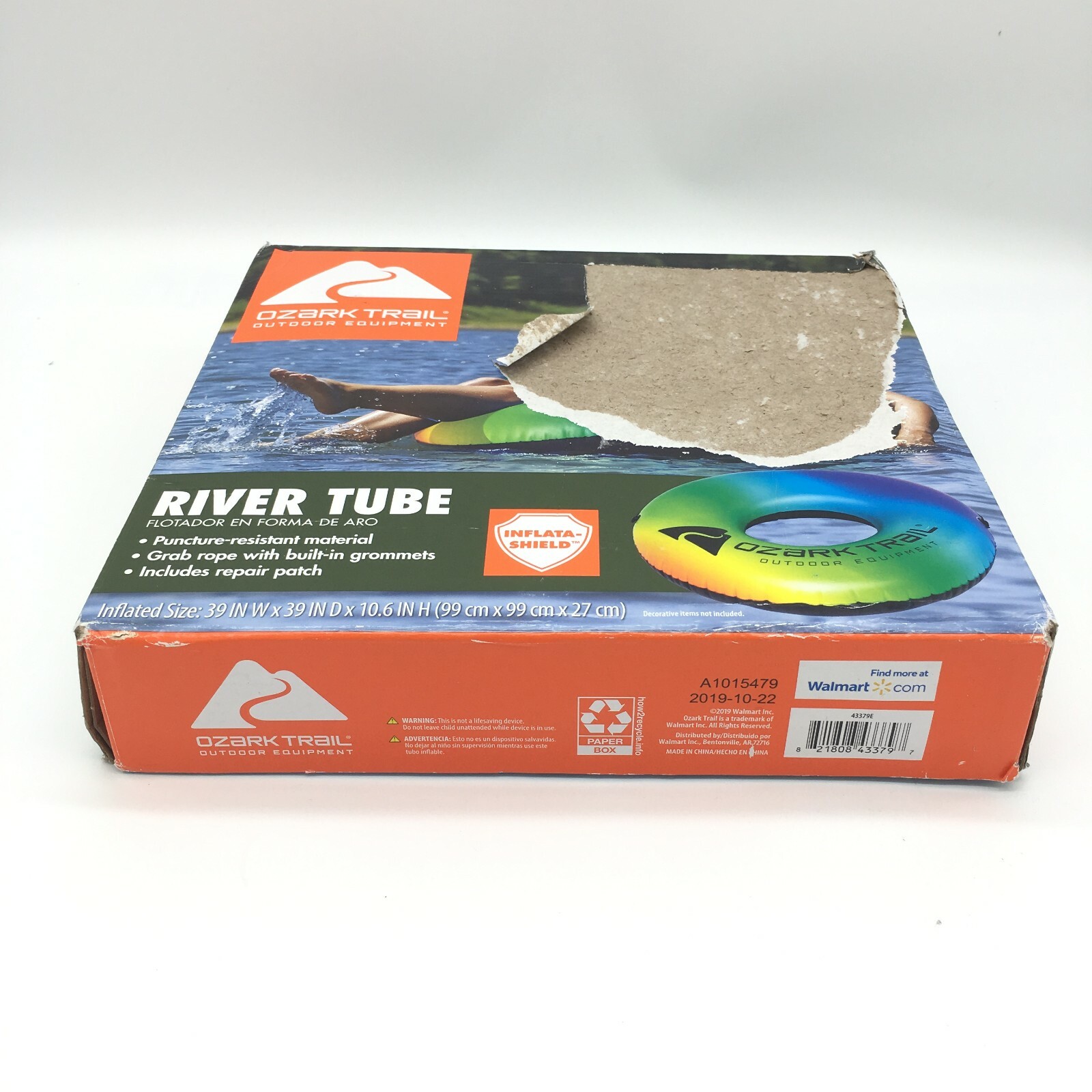 Ozark Trail River Tube Inflatable Lake Pool Rafting Water Inner Tube