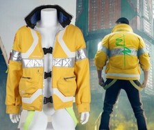 Cyberpunk 2077 Jacket Coat Game Edgerunners Cosplay Costume Halloween Outfit
