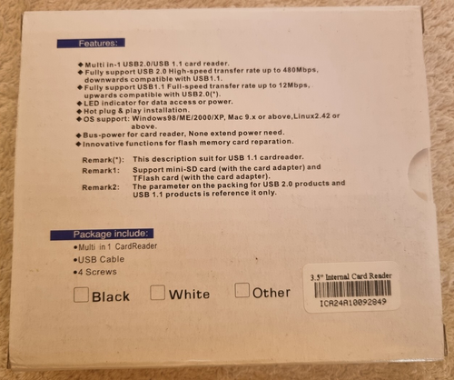 Internal USB Card Reader (Internal motherboard connection) - Afbeelding 4 van 4