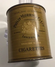 Sweet PHILLIP MORRIS & Co Ltd Cigarettes Tin Humidorpac EMPTY