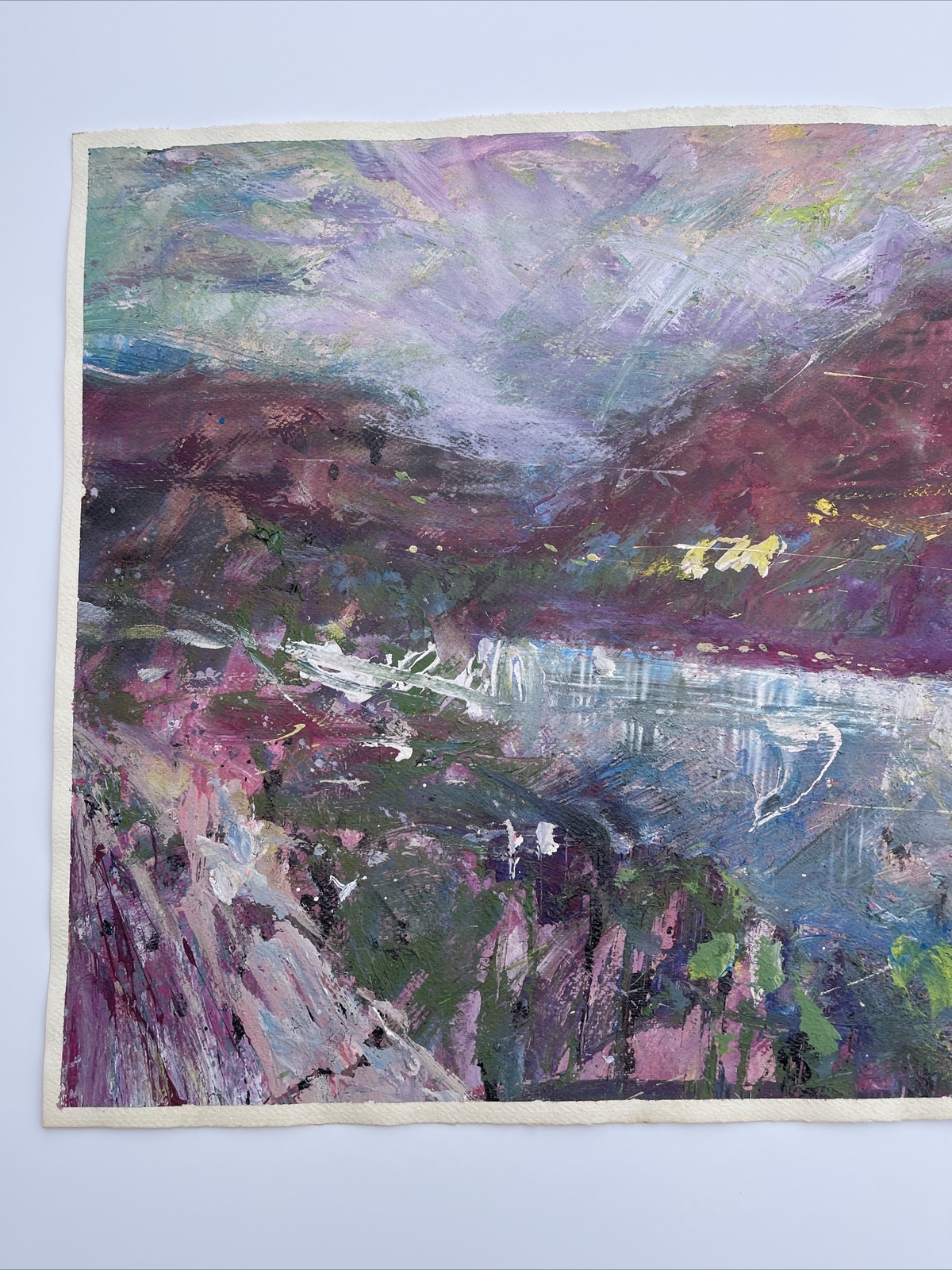 1975 ABSTRACT PAINTING MODERNIST MODERNISM ROY HERWICK CALIFORNIA EXPRESSIONIST