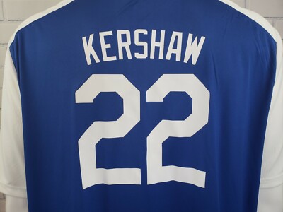 MLB LA Dodgers Genuine Merchandise Kershaw Button Up Baseball