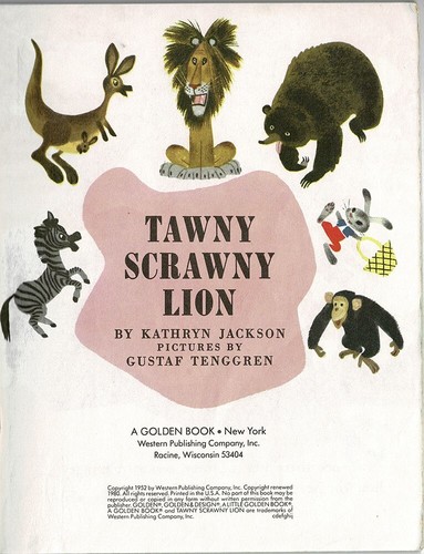 Tawny Scrawny Lion by Kathryn Jackson Little Golden Book Staff 1980 - Picture 4 of 9