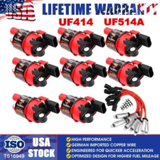 For 1500 5.3L 6.2L GMC Chevy Silverado 8PCS Ignition Coils and Spark Plugs Wires