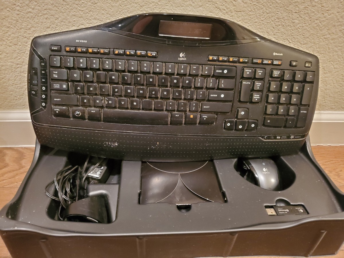 Logitech Cordless Desktop Keyboard & Mouse Combo MX5500 Poor