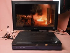 Sony Blu-Ray DVD Full HD 1080p UpScale Player Audio CD HDMI 5.1 Tested No Remote