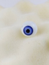 Vintage Puppe Glasaugen, Augengröße 20 mm / 0,8", blaue Augen, Germany