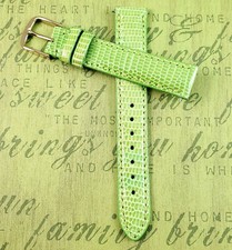 The Collection by Hadley Roma 15mm Lime Genuine Java Lizard LS2002 Hand Made USA