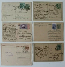 Austria  1903 Vienna  1917  1922  1929 Tirol etc.   Postal Card / Stationery x 6