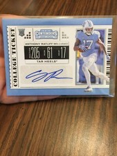 ANTHONY RATLIFF-WILLIAMS 2019 CONTENDERS COLLEGE TICKET ROOKIE AUTOGRAPH AUTO RC