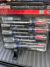 Very Rare Sears Craftsman USA NOS  10pc Pratt Read Screwdriver Set 41510