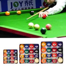25mm/32mm/38mm Children Table Balls Set Resin Small Pool Cue Balls Full Set
