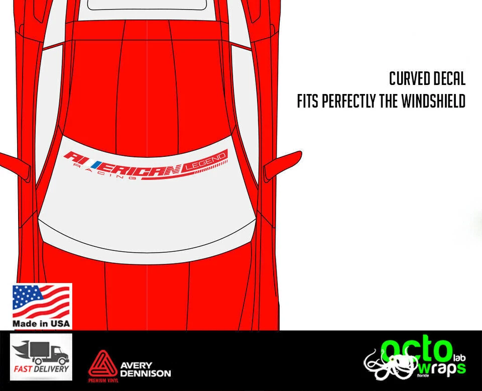 fit Chevrolet Camaro SS RS ZL1 American Legend windshield decal sticker wheels - Image 2 of 4