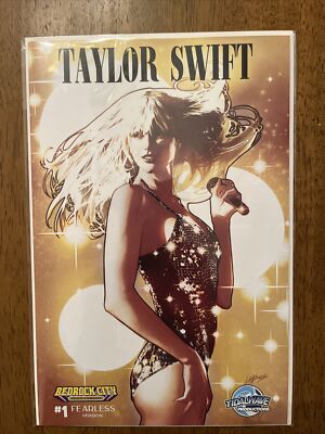 TAYLOR SWIFT #1 VILLALOBOS FEARLESS VARIANT BEDROCK CITY COMICS