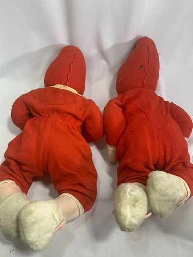 2 Vintage Rushton Vinyl Face Doll Soft Elf Fairy - 24" in length - Picture 10 of 18