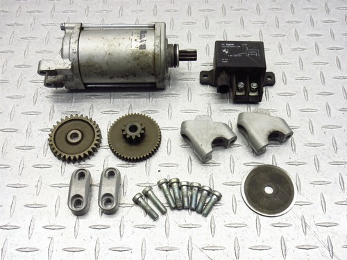 2007 06-12 BMW F800ST F800 OEM Starter Motor Starting Relay Idler Gears Risers