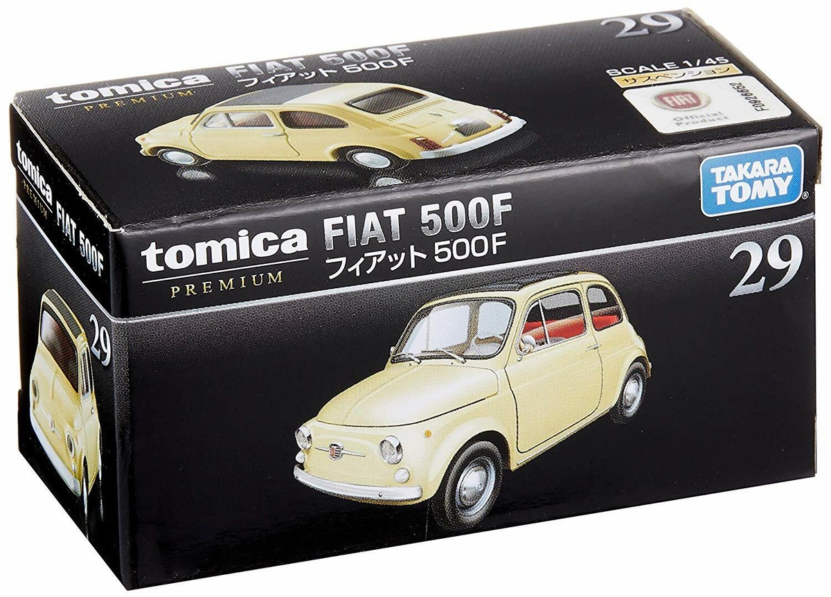 Tomica Premium No.29 FIAT 500F 1/45 from Japan Diecast car Takara