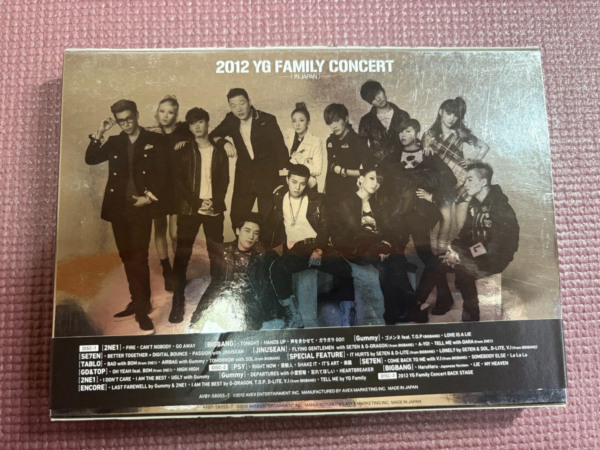 YG Family( BIGBANG) 2012 Concert In Japan DVD/Photo book Set | eBay