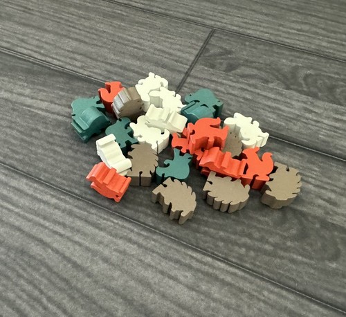 Everdell | All 24 Worker Wooden Figures | Official Replacement Game Pieces - 第 2/7 張圖片
