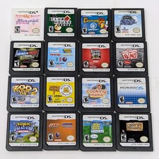 16 Games Nintendo DS - Picross Cooking Mama Rayman Sonic Music - Tested
