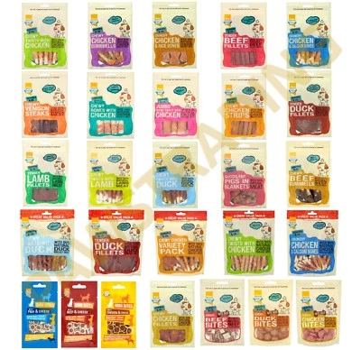 Good Boy Pawsley & Co Meat Chicken Duck Tasty Dog Healthy Natural Treats Chews