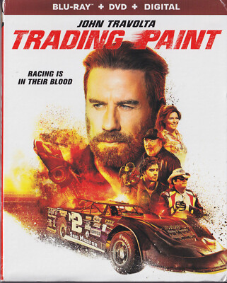 TRADING PAINT (BLU RAY + DVD 2018) Region A R1 WS John Travolta Racing Movie