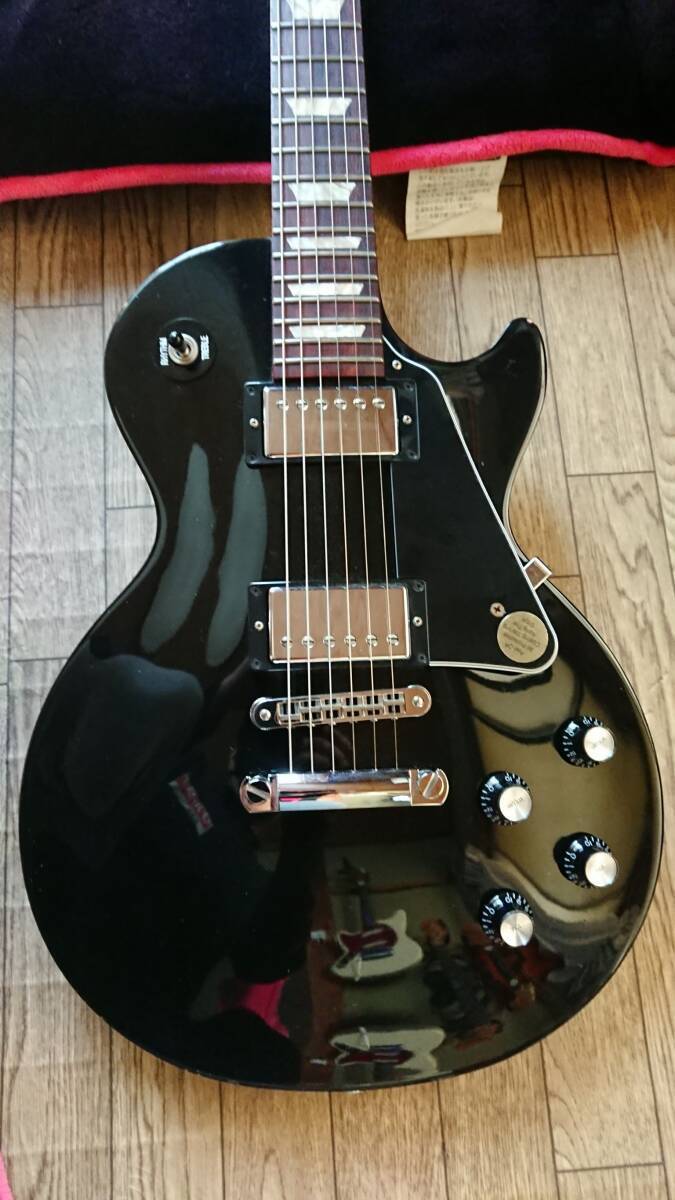 2012' Gibson Lespaul Studio Custompg Ebony Les Paul