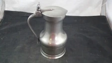Vintage Universal Pewter 95% Tin Covered pitcher 8 1/2"