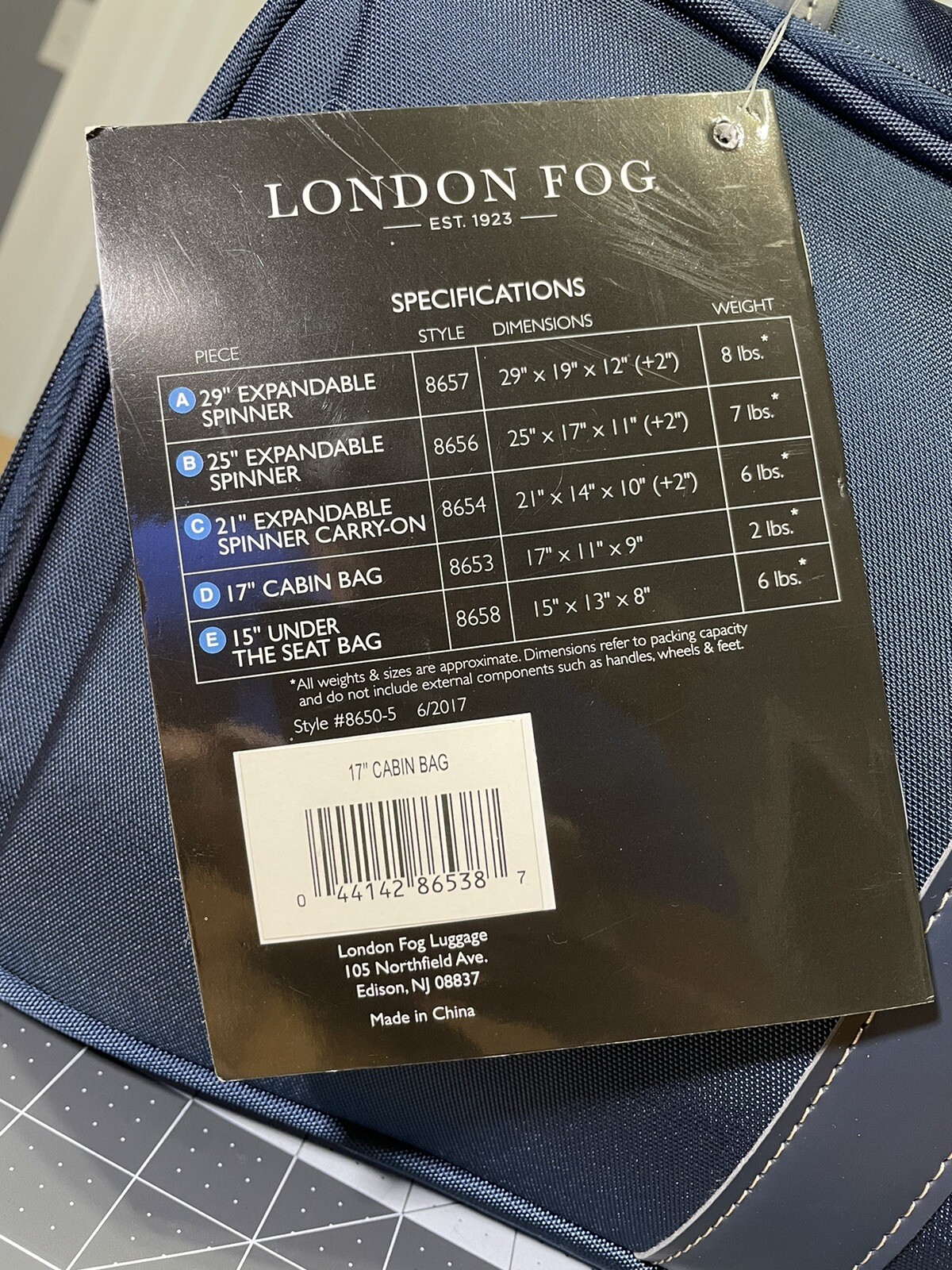 LONDON FOG 17" CABIN BAG
