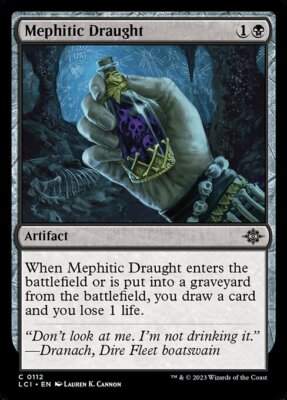 1x Mephitic Draught NM Eng MTG - Lost Caverns of Ixalan