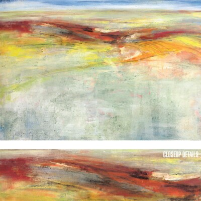 45W''x32H'' FAR AWAY LAND by CHRISTA OHLAND - WEITES HILLS WAVES CHOICES of CANVAS