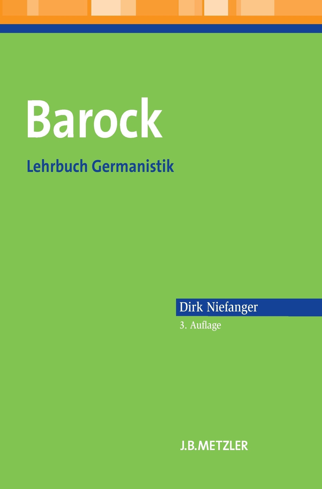 Thumbnail - Barock Lehrbuch Germanistik Dirk Niefanger Taschenbuch Paperback Viii