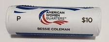 2023 P Bessie Coleman Roll (Free Shipping)