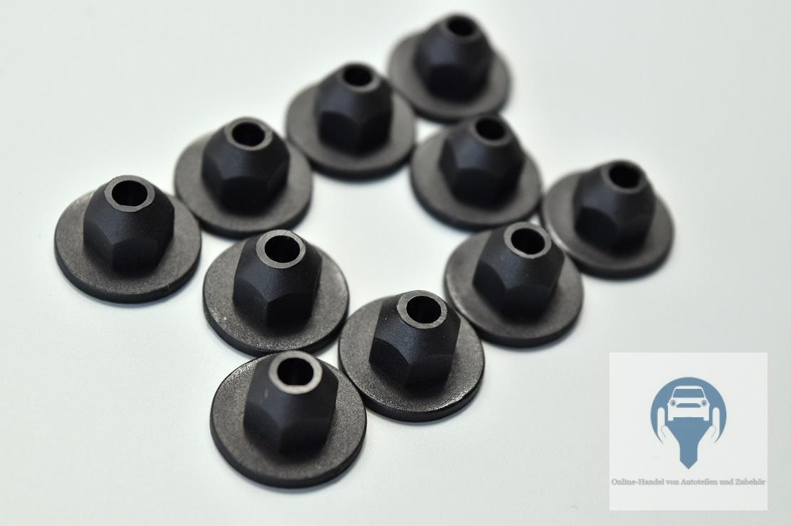 15x Kunststoffmutter Mutter Clips Audi Seat Skoda VW 171201969 | eBay 