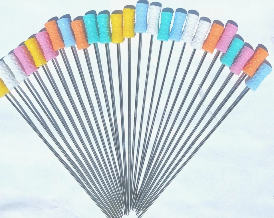 Bag of 25 Hourglass Metal Natural Hair Pins (4.5 inches long)  - Image 4 of 4