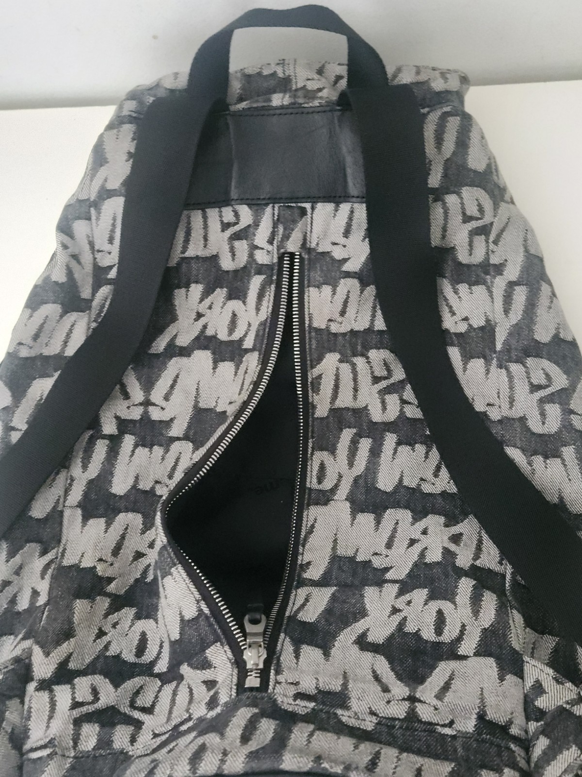 SS22 Supreme Grand Pointe Jacquard Jeans Sac à Dos Noir thumbnail 6