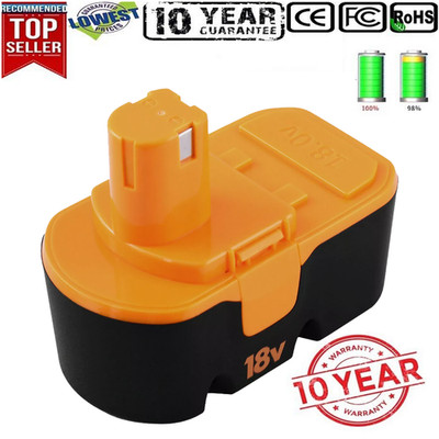 Ersatz für Ryobi 18 V 18 Volt PLUS 4800mAh Akku P100 13022 ABP1801 NI-MH