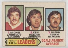 1977-78 O-Pee-Chee Ken Dryden Glenn Resch Michel Larocque #6 HOF 0m8b