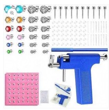 Stainless Steel Body Ear Piercing Tool Set Ear Nose Navel Piercing Machines