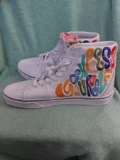Express yourself true white vans Mens 9.5