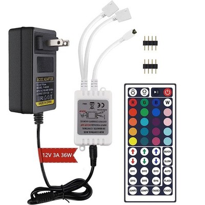 44 Keys IR Remote Controller Kit - Includes Wireless Rectifier Control Box an...