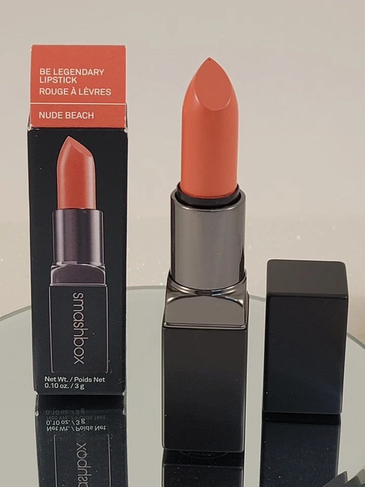 Smashbox Be Legendary Lipstick NUDE BEACH 0.10 oz Full Size RARE BNIB - Image 2 of 4