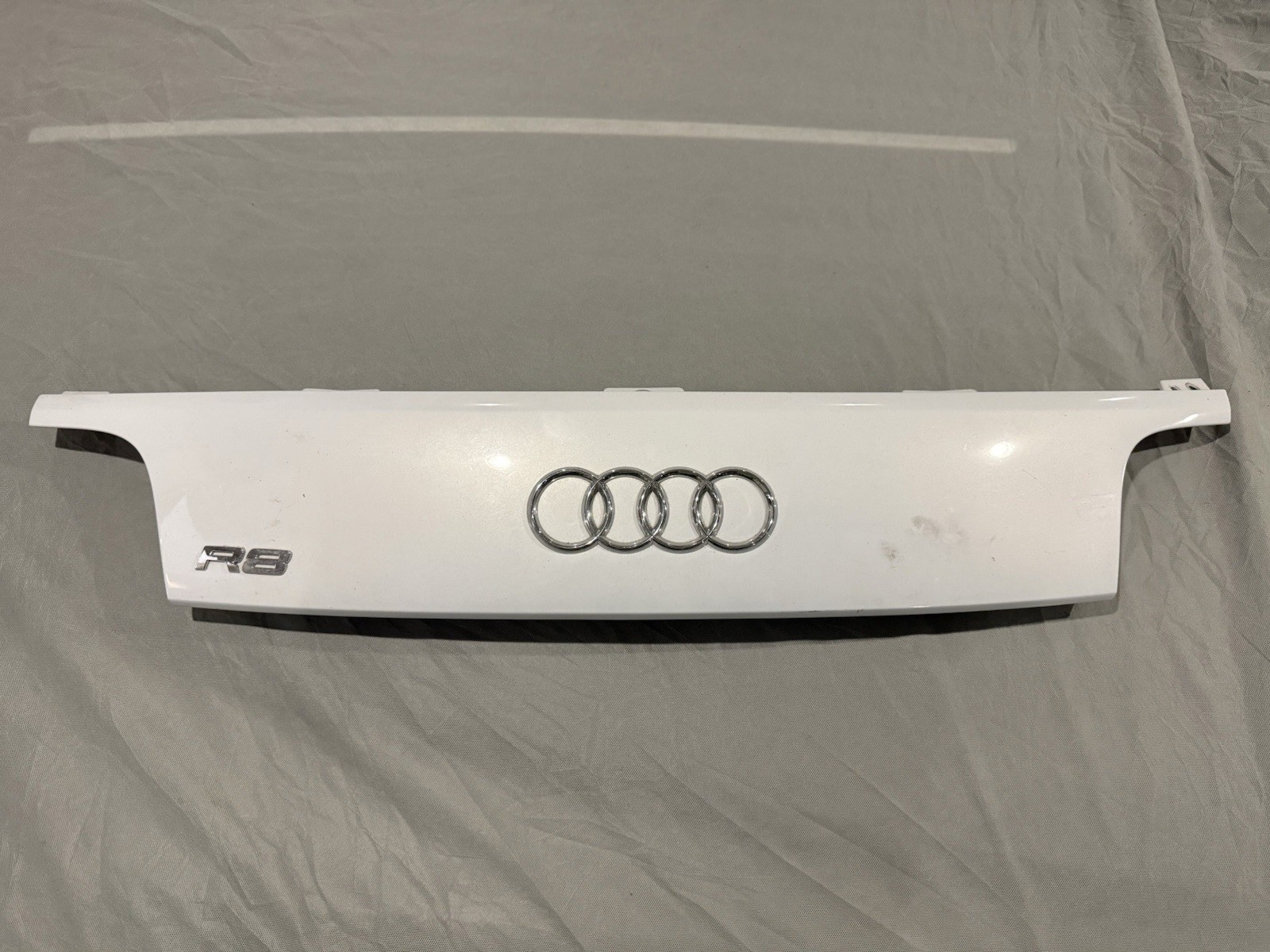 2012 AUDI R8 REAR UPPER COVER PANEL SUZUKA GREY OEM 420 807 649 C  NARDO