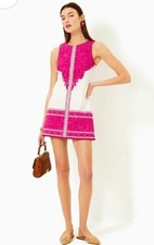 Lilly Pulitzer - Mina Sleeveless Romper - Passion Fruit Pink Jungle Escape Sz 6