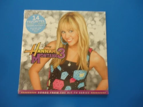 Hannah Montana 3 LP (2025) NEW Pink & Blue Splatter Vinyl Shrink Wrap Tear