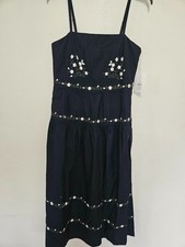 Free Assembly blue midi dress with flowers- small